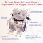 Shopping Cart Cover For Baby high Chair Cover heart Backrest pink