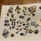 Huge Lot Of Vintage Antique Cufflinks Tie Tack