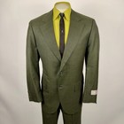 Nos Vintage 60s Suit Mens 42 Long Jacket 37 Pants Unhemmed Rat Pack Madmen Mcm