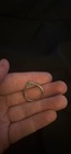 Preowned Silver Engagement Ring Size 9