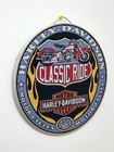 Round Harley H-davison  Metal Sign Classic Ride 12  Tin Man Cave Motorcycles 