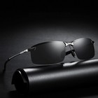 Men Polarized Sunglasses Uv400 Metal Frame Driving Fishing Shades