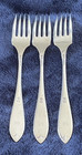 3 Towle Sterling Silver 7 7 8  Dinner Forks Lafayette Monogram  d 