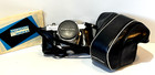 Topcon Unirex Slr Vintage Camera 55mm Lens Hard Carry Case   Manual Tested 