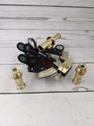Nautical Brass Maritime Sextant Ship Captain Navigation Tool Wooden Box
