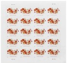 2021 Usps Sheet Of 20 First Class Letter Stamps Wedding Tulips 78  