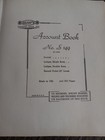 Vtg Shaw s Ledger Account Journal Record Book  300 Unused Lined Pages No S149