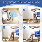 No Bending Sock Aid Easy On And Off Stocking Slider Donner Pulling Assist Device