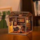 Rolife Super Creator Daily Inspiration Cafe Plastic Diy Mini Led Dollhouse Gifts