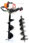 One Man Gas Post Hole Digger Fencing Soil Drill Machine W 4  6    10  Auger Bits