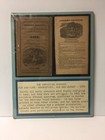 1830 Christian Almanac For New York Connecticut New Jersey Farmers Display Piece