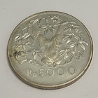 1975 5000 Rupiah Proof Indonesia Silver Coin