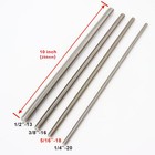 5 16 -18 Fully Threaded Rod Studs 5 Pack 10  Long Threaded Screw 304 Stainles   
