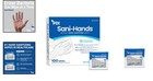 Sani-hands Hand Sanitizer Wipes - 100 Individually Wrapped  Portable Cleansers