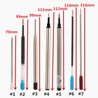 Choose Refill - 7 Types Ballpoint   Rollerball  Fit Most Major Brands  5 Pack