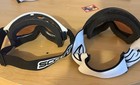 Scott Snow Goggles Set  white And Black Frames 