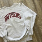 Vintage 1990s Rutgers Champion Reverse Weave Xl 