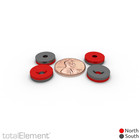 1 2 X 1 8 Inch Neodymium Rare Earth Countersunk Ring Magnets N42  20 Pack 