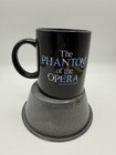  1986  Phantom Of The Opera Coffee Mug Black Mask Broadway Vintage