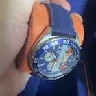 Tag Heuer Quartz Chronograph Formula 1 Blue Men s Watch Caz101n Leather Gulf Ed