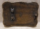 Western Cowboy Longhorn Steer Belt Buckle Scroll Flourish Vintage Nocona Vtg 
