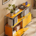 Usm Haller Style Accent Modern Storage Cabinet Metal Storage Shelf Sideboard
