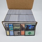 1000 Magic The Gathering Basic Land - 200 Of Each Type   Storage Box - Mtg Ftg