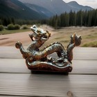 Mountain Jasper Xl Dragon  Hand-carved And Detailed Gemstone Dragon 