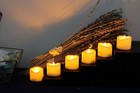 6 Pcs Battery Operated Led Flameless Candles With Timer Votives Tealights Melted