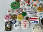 Vintage Pinback Button Lot 1960s-90s Advertising Novelty Souvenirs Promo Pin