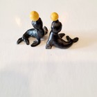 2 Vintage Hagen Renaker Circus Seal Baby With Yellow Ball One Chipped