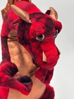 Dan Dee Red  Black  And Copper Dragon Stuffed Animal Plush  18  