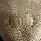 Vintage Girl Scouts Magic Gold Triangle Coin Purse Pouch Wallet