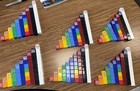 Handmade Numberblocks Inspired Counting Blocks Set Of 6 Math Manipulatives