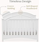 Delta Children Perry 6-in-1 Convertible Crib - Greenguard Gold Certified