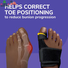 Bunion Relief Toe Corrector Gel Splint Big Toe Straightener Orthopedic Pads  