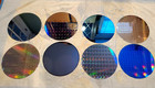8 Semiconductor Silicon 300mm Wafers With Different Lithographic Designs  cde