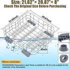 New Wd28x26099 Dishwasher Lower Dishrack   Wd28x10128 Silverware Basket Fors Ge