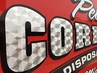 Large Engine Turn Sign Vinyl  24  X 30 Ft  Silver   Traditional Metallic Signage