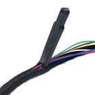 100 Ft 1 4  Split Wire Loom Installation Tool Black Flex-guard Convoluted Tubing