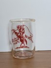 Lone Star Beer Enamel Painted Barrel Beer Glass Cowboy Rodeo  San Antonio Texas
