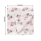 2 Pack Muslin Swaddle Blanket For Girl Boy 47 x47  100  Cotton Muslin Extralarge