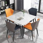 Waterproof Modern Marble Dining Room Table Kitchen Patio Bistro Table Stone Top