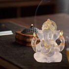 Lord Ganesha Statue Transparent Hindu Elephant God Idol Indian Ganesh Murti Fig