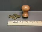 Stanley No  62 Plane Knob Kit Wood Knob Screw Brass Adjusting Plate New 12-166