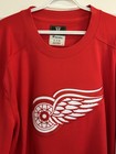 Fanatics Vintage Detroit Red Wings Nhl Hockey Jersey Red Adult Men   s Xl Nwt