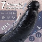 12 Inch Big Black Dildo Vibrator With No Balls  2 93   Diameter Huge Thick Vibra