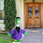 New 1 Set Halloween Monster Goose Outfits  Porch Goose Statue Monsters Costume