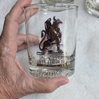 Palaces Of St  Petersburg Russian Imperial Style Painted Souvenir Glass Set