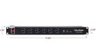 Cyberpower Cps1215rms Rackmount Surge Protector 120v 15a 12-outlet 15ft Cable